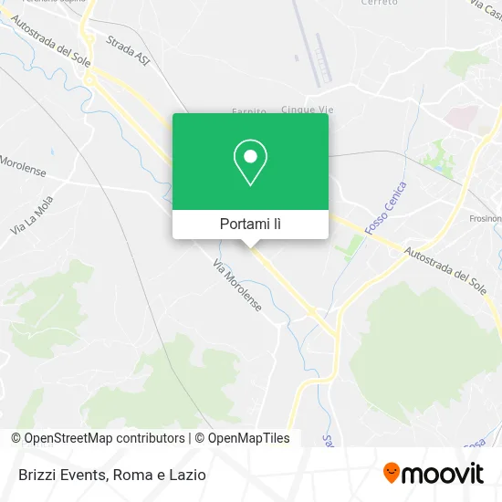 Mappa Brizzi Events