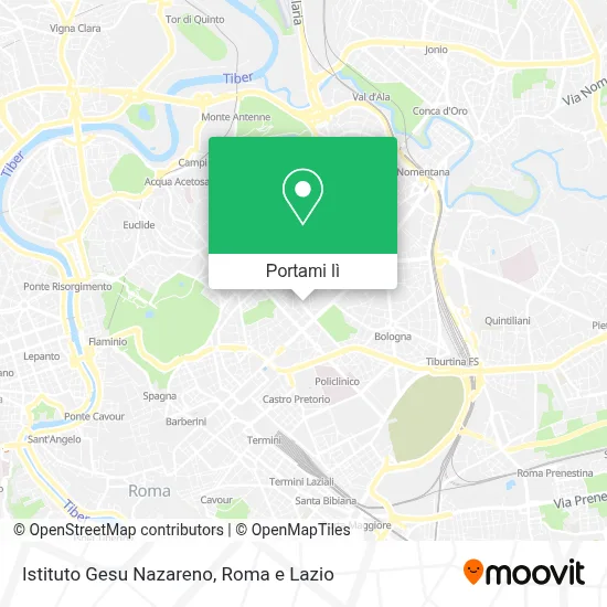 Mappa Istituto Gesu Nazareno