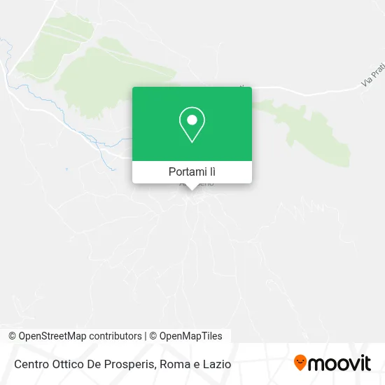 Mappa Centro Ottico De Prosperis