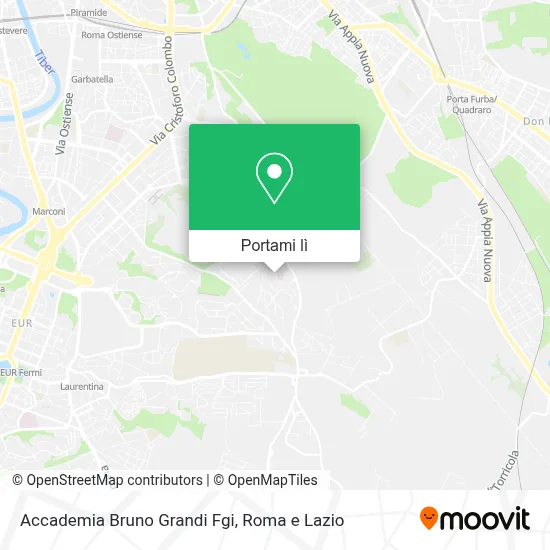 Mappa Accademia Bruno Grandi Fgi