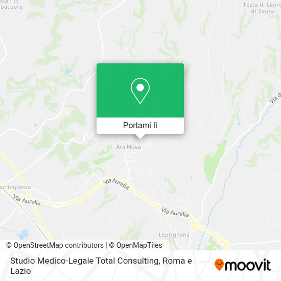 Mappa Studio Medico-Legale Total Consulting