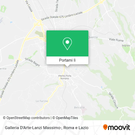 Mappa Galleria D'Arte-Lanzi Massimo-
