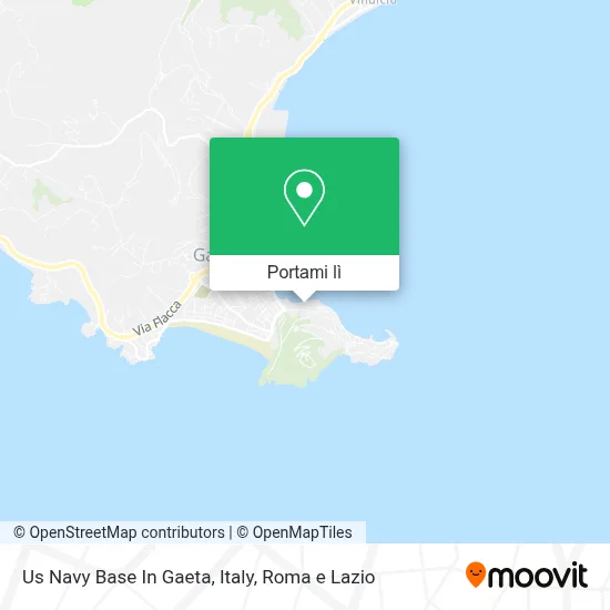 Mappa Us Navy Base In Gaeta, Italy
