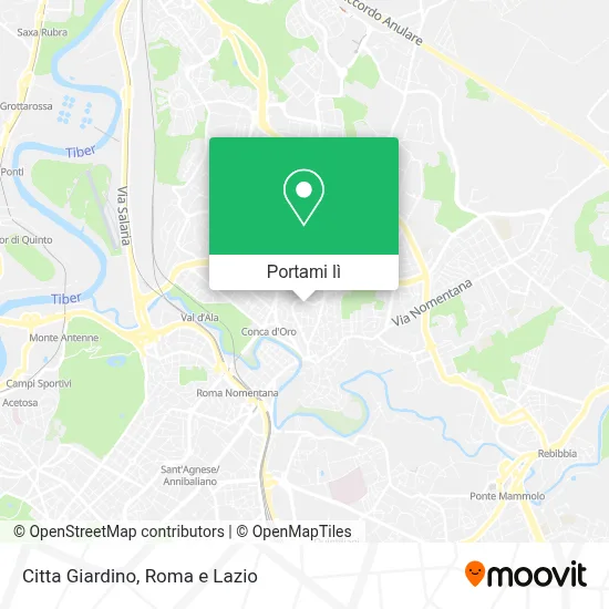Mappa Citta Giardino