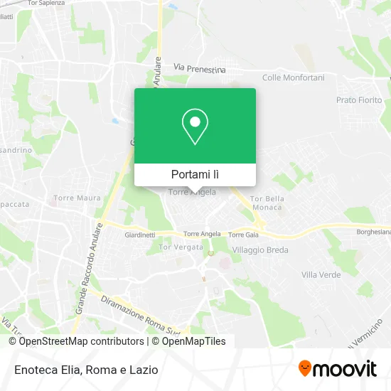 Mappa Enoteca Elia