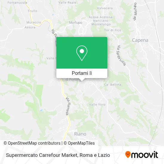 Mappa Supermercato Carrefour Market