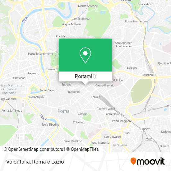 Mappa Valoritalia