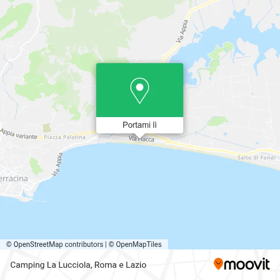 Mappa Camping La Lucciola