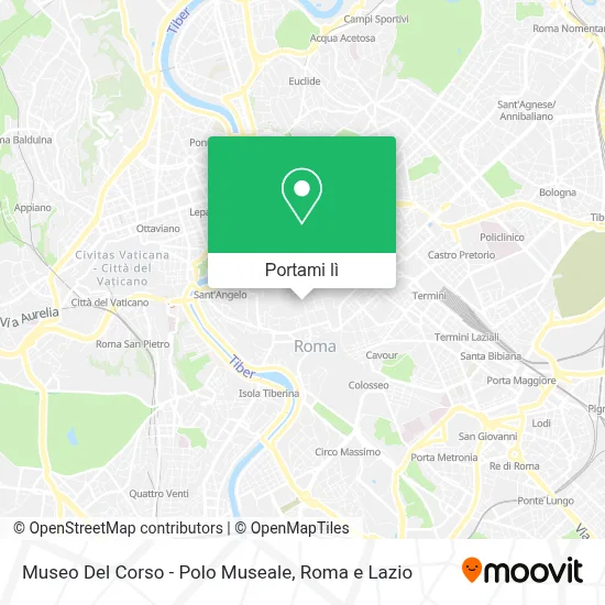 Mappa Museo Del Corso - Polo Museale