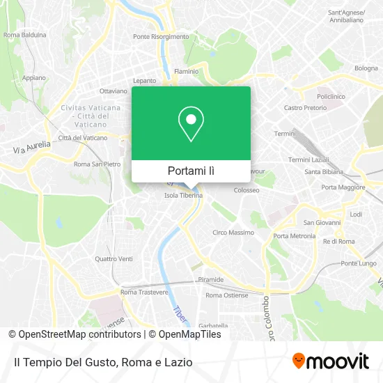 Mappa Il Tempio Del Gusto