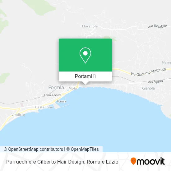 Mappa Parrucchiere Gilberto Hair Design