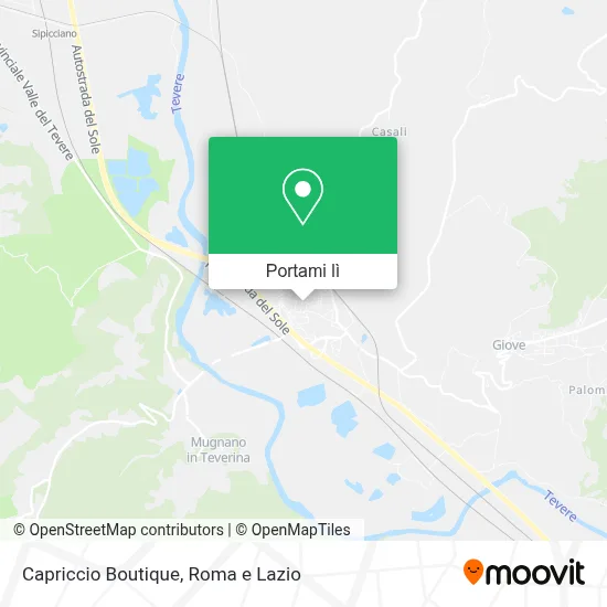 Mappa Capriccio Boutique