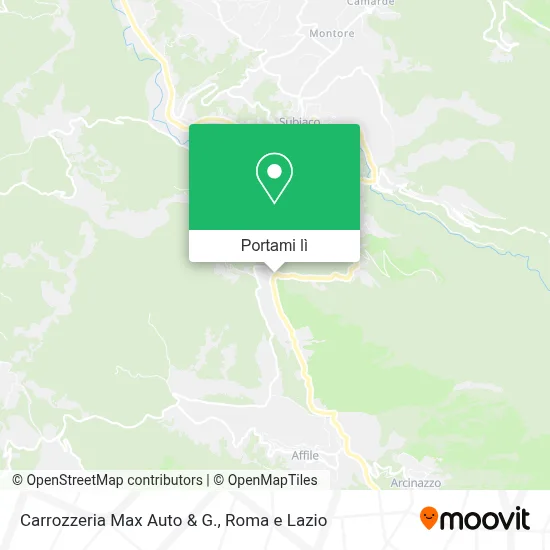 Mappa Carrozzeria Max Auto & G.