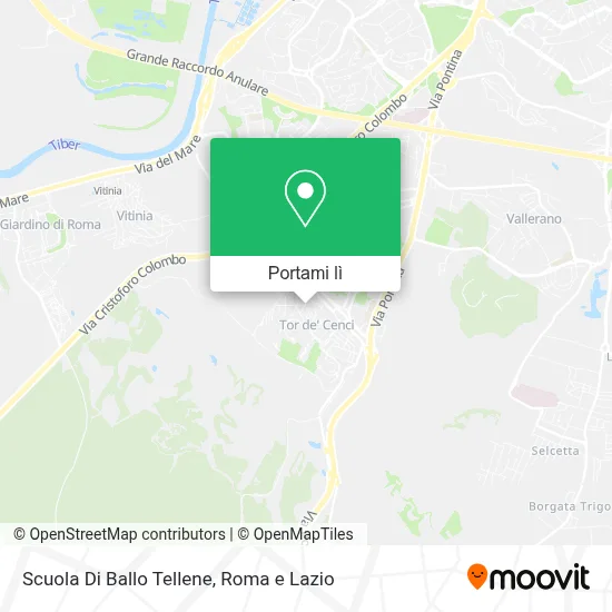 Mappa Scuola Di Ballo Tellene