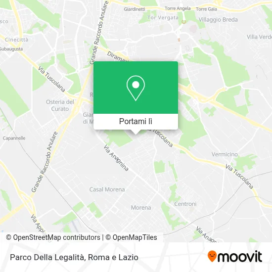 Mappa Parco Della Legalità