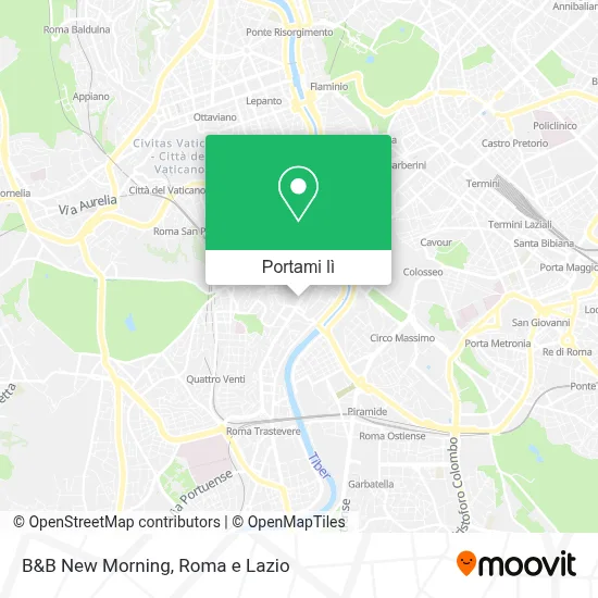 Mappa B&B New Morning