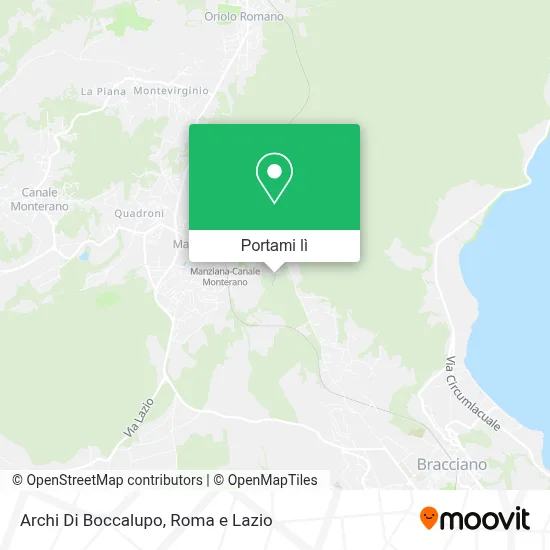 Mappa Archi Di Boccalupo