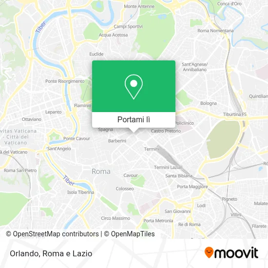 Mappa Orlando