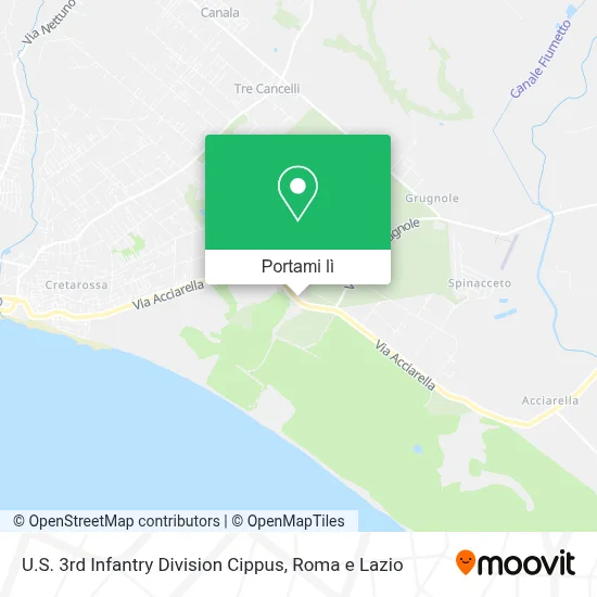 Mappa U.S. 3rd Infantry Division Cippus