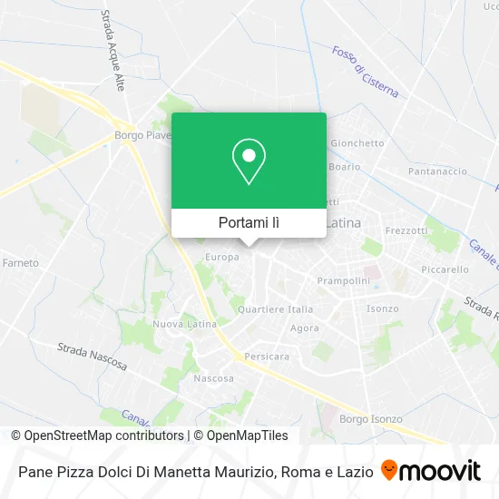 Mappa Pane Pizza Dolci Di Manetta Maurizio