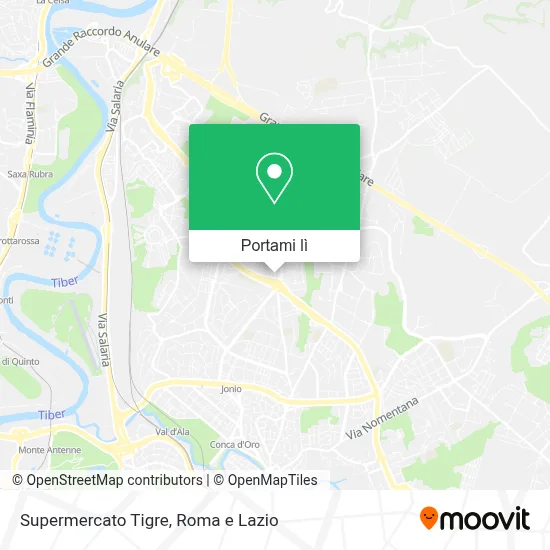 Mappa Supermercato Tigre