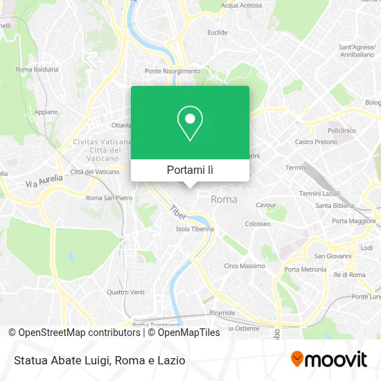Mappa Statua Abate Luigi