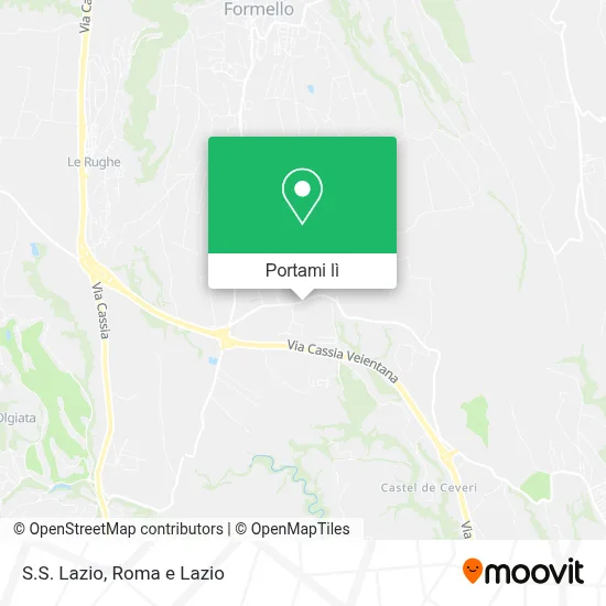 Mappa S.S. Lazio