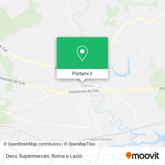 Mappa Deco Supermercati