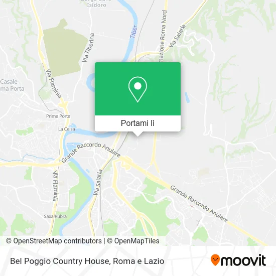Mappa Bel Poggio Country House