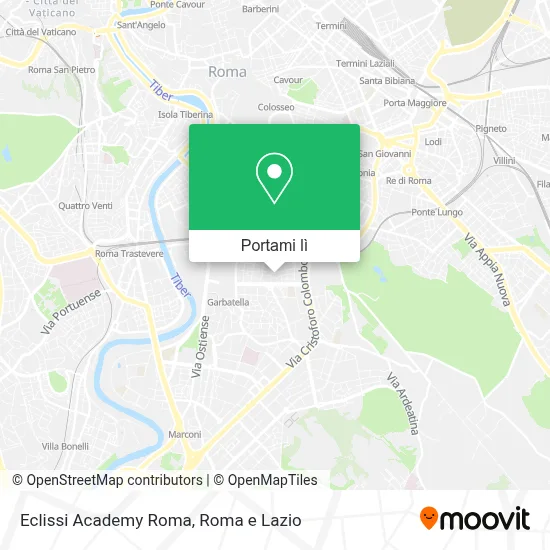 Mappa Eclissi Academy Roma