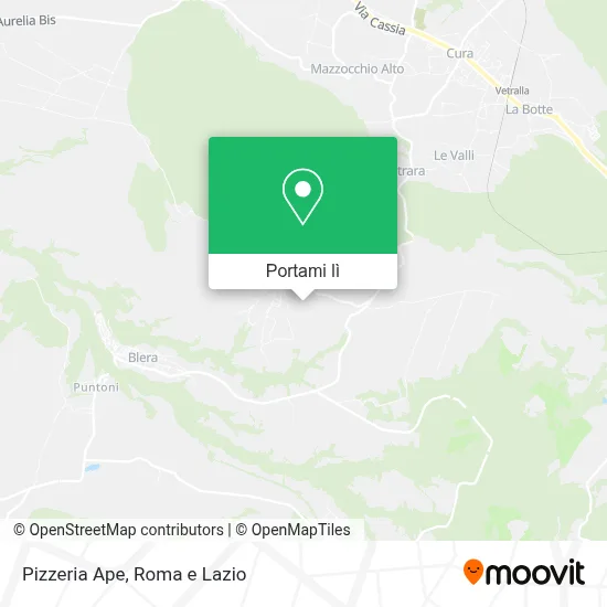 Mappa Pizzeria Ape
