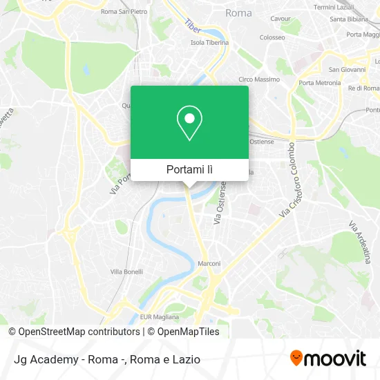 Mappa Jg Academy - Roma -