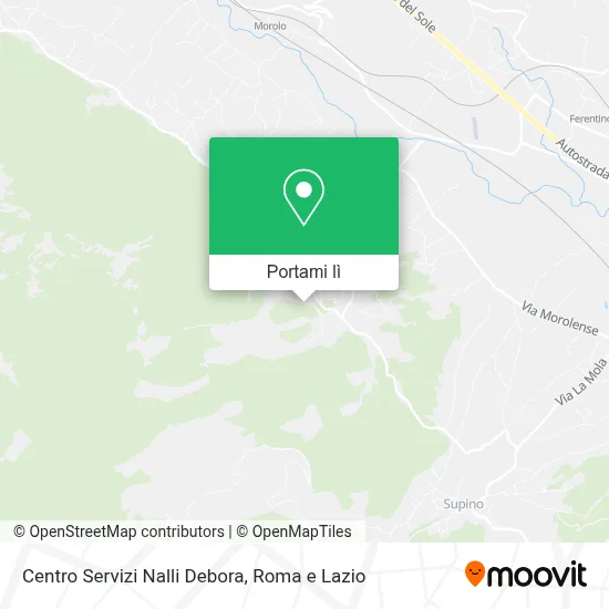 Mappa Centro Servizi Nalli Debora