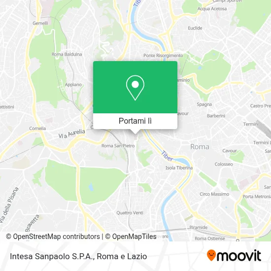 Mappa Intesa Sanpaolo S.P.A.