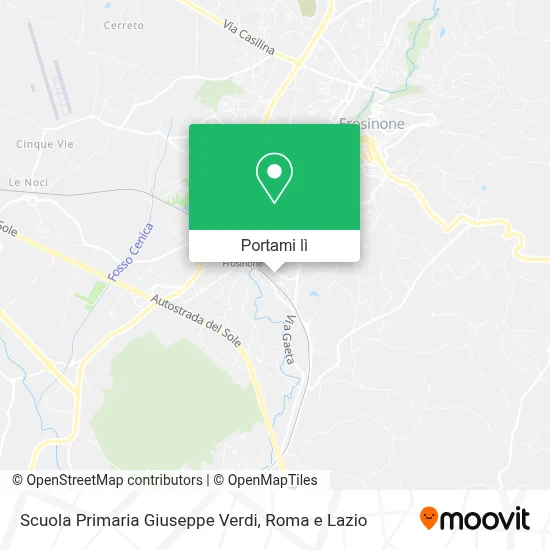 Mappa Scuola Primaria Giuseppe Verdi