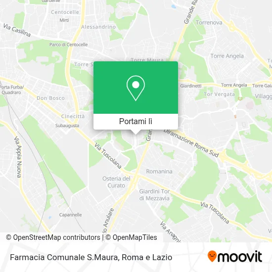 Mappa Farmacia Comunale S.Maura