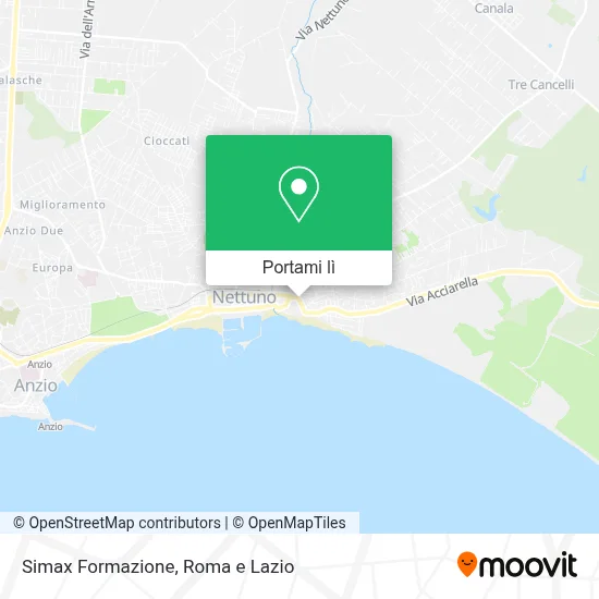 Mappa Simax Formazione