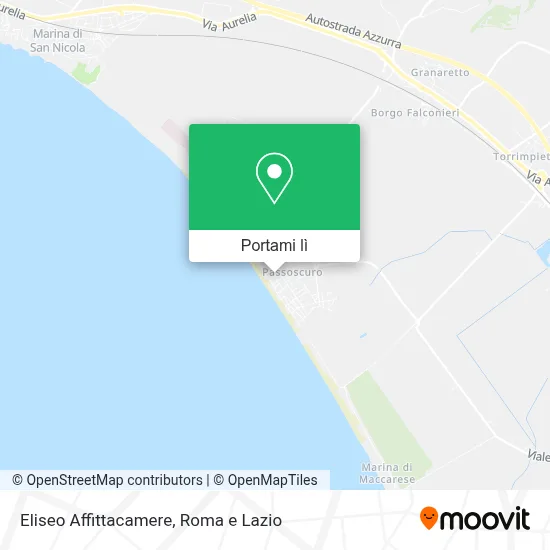 Mappa Eliseo Affittacamere