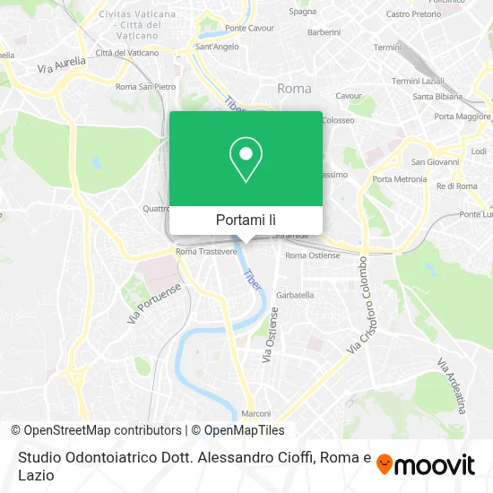 Mappa Studio Odontoiatrico Dott. Alessandro Cioffi