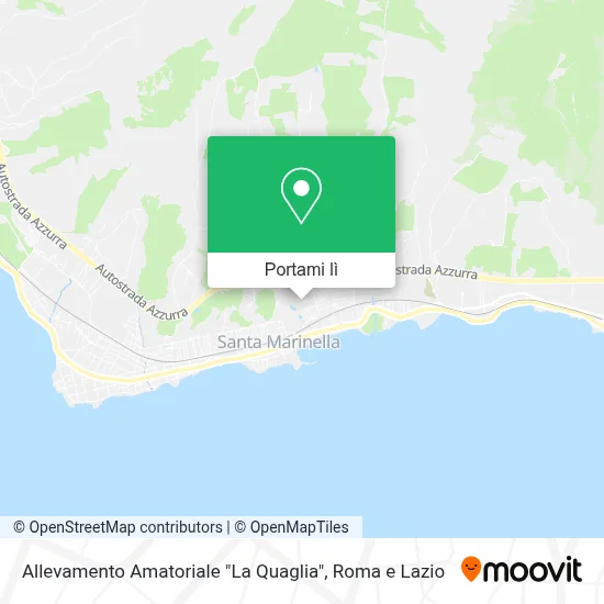 Mappa Allevamento Amatoriale "La Quaglia"