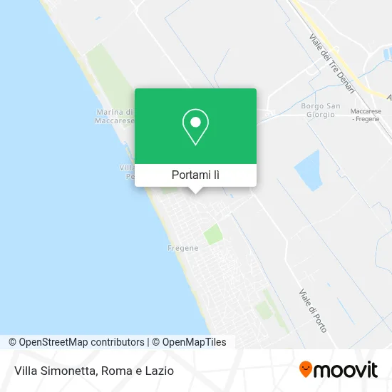 Mappa Villa Simonetta