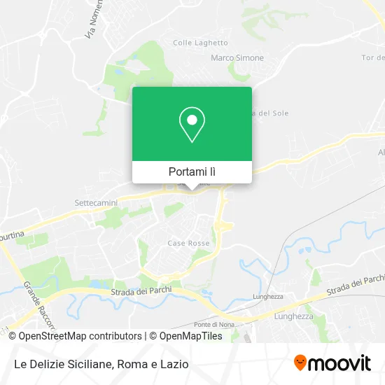 Mappa Le Delizie Siciliane