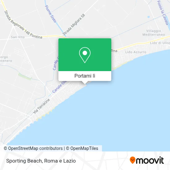 Mappa Sporting Beach