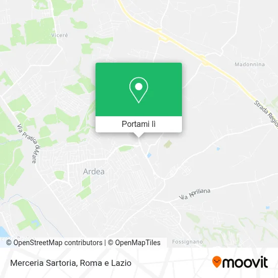 Mappa Merceria Sartoria