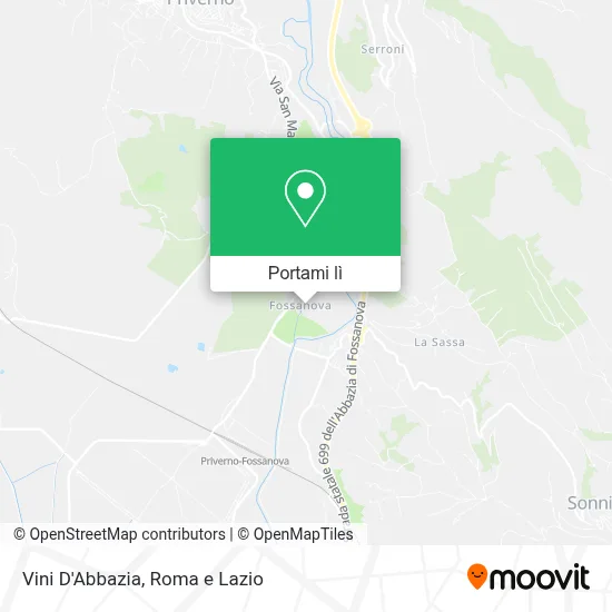 Mappa Vini D'Abbazia