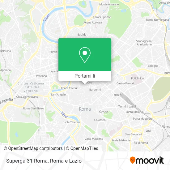Mappa Superga 31 Roma