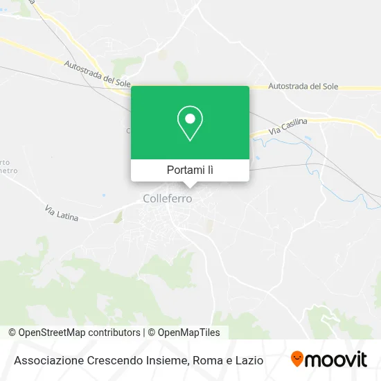 Mappa Associazione Crescendo Insieme