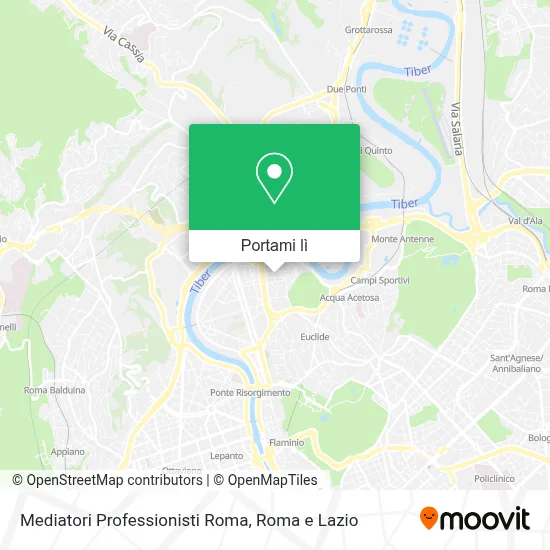 Mappa Mediatori Professionisti Roma