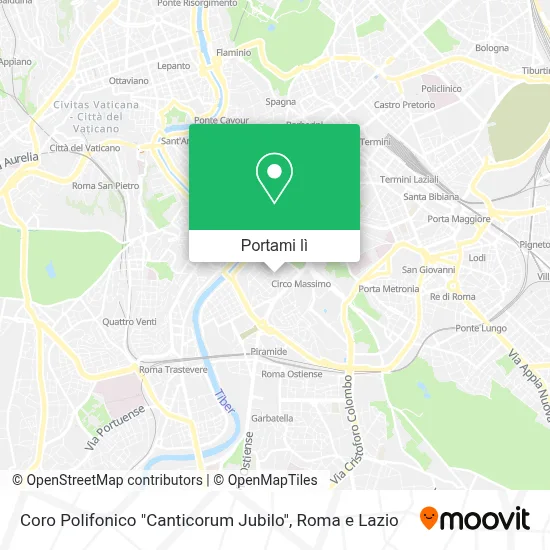 Mappa Coro Polifonico "Canticorum Jubilo"