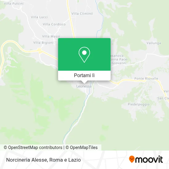 Mappa Norcineria Alesse